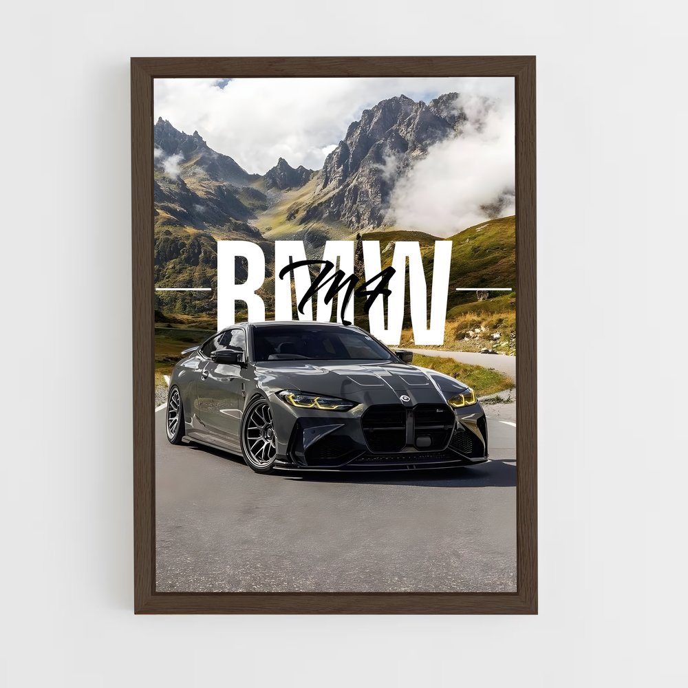 Poster Route des Sommets – affiche BMW (vue 5)